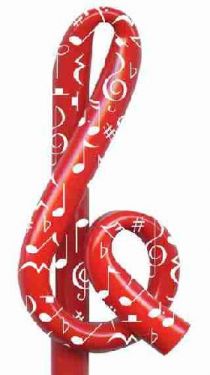 Treble Clef Shaped Pen MC